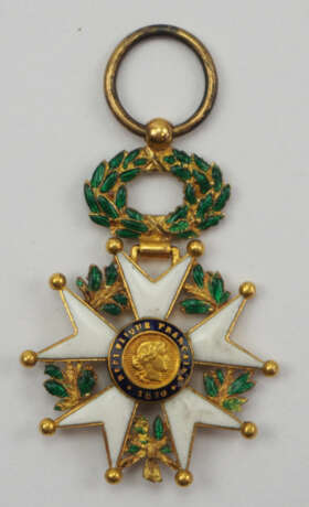Frankreich: Orden der Ehrenlegion, 9. Modell (1870-1951), Offizierskreuz Reduktion. - Foto 1