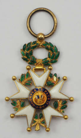 Frankreich: Orden der Ehrenlegion, 9. Modell (1870-1951), Offizierskreuz Reduktion. - фото 2