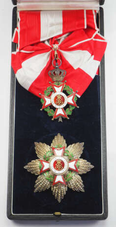Monaco: Orden des heiligen Karl, 3. Modell (seit 1863), Großkreuz Satz, im Etui. - фото 1