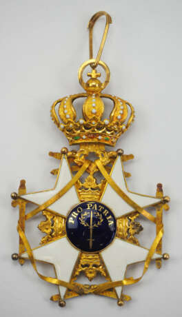 Schweden: Königlicher Schwert-Orden, 2. Modell, 1. Typ (1772-1871), Komtur Kreuz. - фото 3
