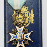 Spanien: Königlicher Orden Karls III., Ritterkreuz, im Etui. - Foto 1