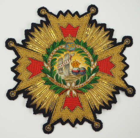 Spanien: Orden Isabella der Katholischen, 3. Modell (1875-1931), Großkreuz Stern. - Foto 1