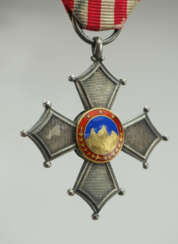 Chile: Kreuz für Huamachuco 1883, in Silber, für Unteroffiziere und Mannschaften.