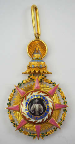 Thailand: Orden von Chula Chom Klao, Großkreuz Kleinod, 1. Typ (ab 1873). - photo 4