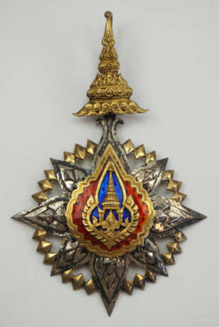 Thailand: Der Sehr Vornehme Orden der Krone von Thailand, 4. Modell (seit 1941), Komtur Dekoration. - Foto 1