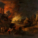 Lot und seine Töchter entfliehen dem brennenden Sodom - фото 1