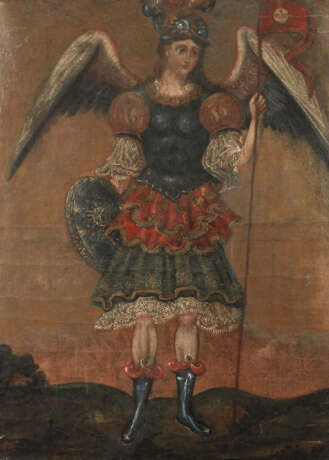 Barockes Votivbild mit dem Erzengel Michael - фото 1