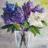 LILAC - oil painting Canvas on the subframe Oil Contemporary art Flower still life Byelorussia 2020 - photo 1
