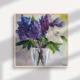 LILAC - oil painting Canvas on the subframe Oil Contemporary art Flower still life Byelorussia 2020 - photo 4