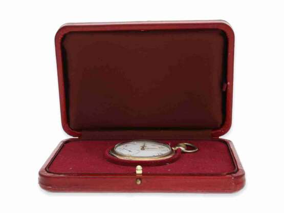 Taschenuhr: feine, silberne Herrentaschenuhr von IWC mit hochwertiger Verkaufsbox - photo 2