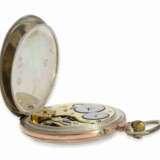 Taschenuhr: feine, silberne Herrentaschenuhr von IWC mit hochwertiger Verkaufsbox - photo 5