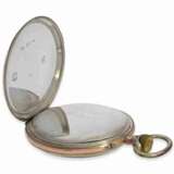 Taschenuhr: feine, silberne Herrentaschenuhr von IWC mit hochwertiger Verkaufsbox - Foto 6