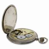 Taschenuhr: seltene Präzisionstaschenuhr , Havila Watch Co. Geneve, attraktive Tula-Dekoration, mit Originalkette und Originalbox, ca.1910 - Foto 4