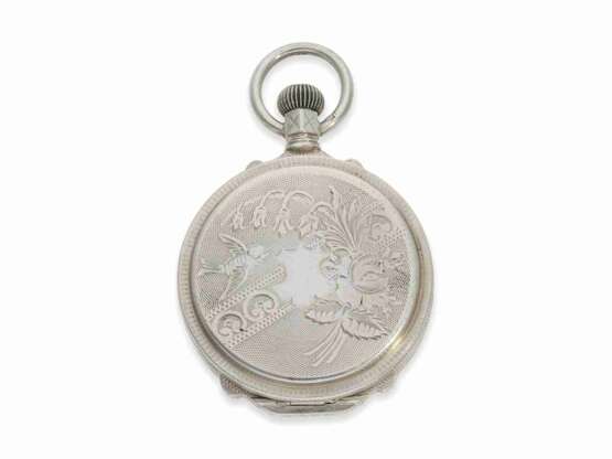 Taschenuhr: äußerst ungewöhnliche Genfer Präzisionstaschenuhr für den amerikanischen Markt, Ankerchronometer Vacheron & Constantin No. 296847, ca.1900 - Foto 8