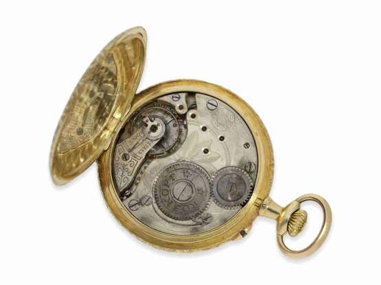 Taschenuhr: äußerst seltenes Exemplar einer "Roskopf Patent" in 18K Gold, ca. 1900 - фото 2