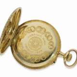 Taschenuhr: äußerst seltenes Exemplar einer "Roskopf Patent" in 18K Gold, ca. 1900 - Foto 3