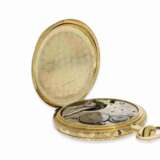 Taschenuhr: äußerst seltenes Exemplar einer "Roskopf Patent" in 18K Gold, ca. 1900 - Foto 4