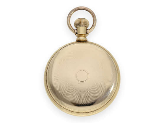 Taschenuhr: schweres, außergewöhnliches Ankerchronometer, Ulysse Grandjean Lac-de-Joux, gefertigt für Giles Brothers Chicago, ca.1870 - Foto 4