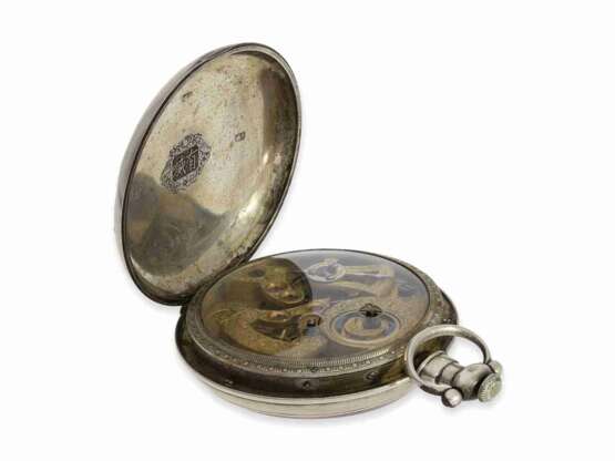 Taschenuhr: Leo Juvet für den chinesischen Markt, Taschenuhr mit Zentralsekunde, ca.1860 - фото 3