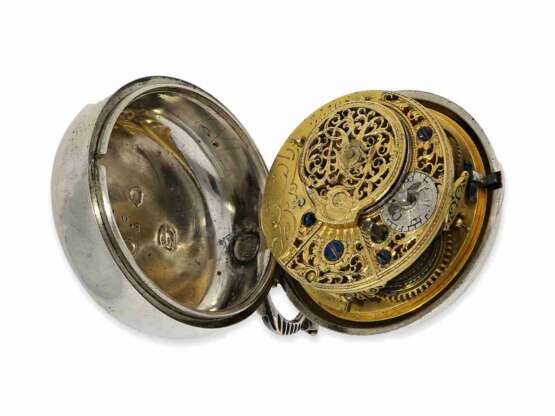 Taschenuhr: osmanische Taschenuhr mit 4 Gehäusen, musealer Zustand mit Kette, Schlüssel und Schatulle, Ralph Gout London No.35108, ca.1800-1850 - photo 5