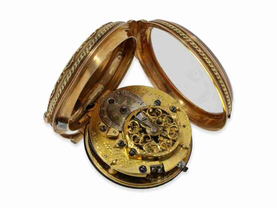Taschenuhr: exquisite, sehr seltene Louis XV Damenuhr, königlicher Uhrmacher L'Epine, ca.1780 - фото 2