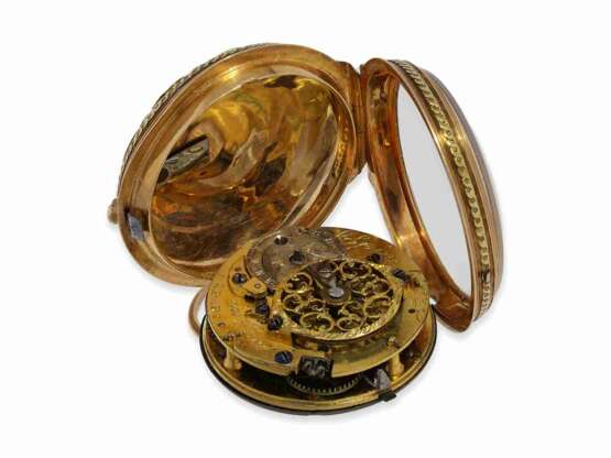 Taschenuhr: exquisite, sehr seltene Louis XV Damenuhr, königlicher Uhrmacher L'Epine, ca.1780 - фото 3