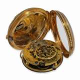 Taschenuhr: exquisite, sehr seltene Louis XV Damenuhr, königlicher Uhrmacher L'Epine, ca.1780 - Foto 3