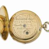 Taschenuhr: sehr feine Gold/Emaille-Lepine mit besonderer Emailliertechnik, Aubert & Capt Geneve No.7738, ca.1830 - Foto 5