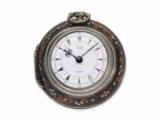 Taschenuhr: osmanische Spindeluhr mit 3 Gehäusen, Edward Prior London, No. 65118, Hallmarks 1849