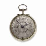 Taschenuhr: frühe englische Sackuhr, um 1700, signiert Vindemill (zugeschrieben Joseph Windmills) London - photo 1