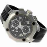 Armbanduhr: großer, sportlicher Automatic Taucher-Chronograph, Baume & Mercier Geneve Ref. 65605 "Riviera", 2011, mit Box und Papieren - Foto 2