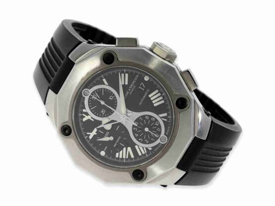 Armbanduhr: großer, sportlicher Automatic Taucher-Chronograph, Baume & Mercier Geneve Ref. 65605 "Riviera", 2011, mit Box und Papieren - фото 2