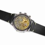 Armbanduhr: seltener großer Stahl-Chronograph, Wakmann "triple-date", 60er-Jahre - фото 2