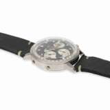 Armbanduhr: seltener großer Stahl-Chronograph, Wakmann "triple-date", 60er-Jahre - Foto 7