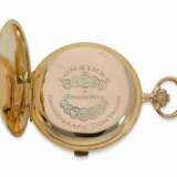Taschenuhr: hochwertiger Longines Pulsometer-Chronograph "Cronografo Contador" mit Kette und Originalschatulle, geliefert nach Buenos Aires 1923 - Foto 6