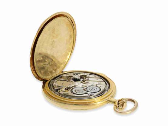 Taschenuhr: gut erhaltene, seltene Taschenuhr mit Minutenrepetition, Movado um 1920 - фото 4