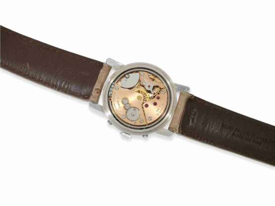 Armbanduhr: vintage Rarität, nahezu neuwertig erhaltenes, extrem seltenes Armbandchronometer "Cymaflex Time-O-Vox" Ref.6525 in Stahl, ca. 1955 - photo 2