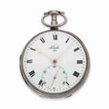 Taschenuhr: exquisites englisches Taschenchronometer, John Roger Arnold London No.1821, Invenit et Fecit, Z-Unruh, 1801/1859 - Foto 1