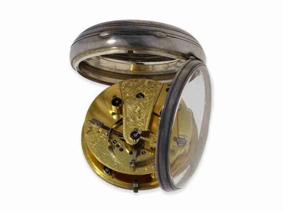 Taschenuhr: exquisites englisches Taschenchronometer, John Roger Arnold London No.1821, Invenit et Fecit, Z-Unruh, 1801/1859 - Foto 3