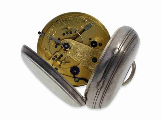 Taschenuhr: exquisites englisches Taschenchronometer, John Roger Arnold London No.1821, Invenit et Fecit, Z-Unruh, 1801/1859 - Foto 4