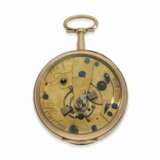 Taschenuhr: schweres englisches Taschenchronometer mit Feder-Chronometerhemmung, William Smith London No.378, ca.1820 - Foto 2