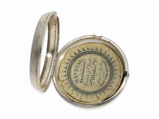 Taschenuhr: extrem schweres, hochfeines englisches Taschenchronometer "bester" Qualität, signiert James McCabe No.633, Hallmarks 1816 - Foto 10