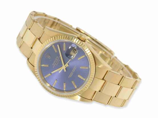 Armbanduhr: außergewöhnlich gut erhaltene, luxuriöse Rolex Herrenuhr Ref. 15238, ca.1995 - photo 1