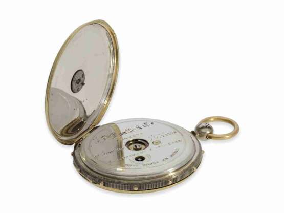 Taschenuhr: museale Rarität, einzigartige "Montre a Tact" nach Breguet, Silber/Gold, Bautte Freres Geneve No.71306, ca.1850 - photo 7