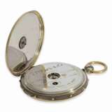 Taschenuhr: museale Rarität, einzigartige "Montre a Tact" nach Breguet, Silber/Gold, Bautte Freres Geneve No.71306, ca.1850 - Foto 7