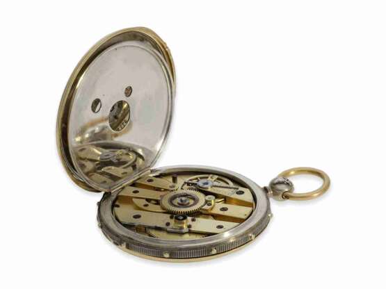 Taschenuhr: museale Rarität, einzigartige "Montre a Tact" nach Breguet, Silber/Gold, Bautte Freres Geneve No.71306, ca.1850 - photo 8
