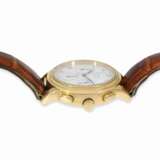 Armbanduhr: hochwertiger goldener Chronograph "Glashütte Original Senator" Ref. 39-31-05-02-04, mit Box und Papieren von 1999 - Foto 4