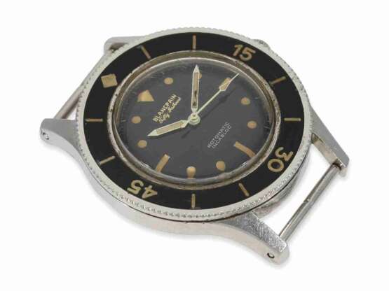 Armbanduhr: Rarität, eine der frühesten Blancpain "Fifty Fathoms", No.5303, ca.1954, mit Blancpain-Analysis-Report - Foto 4