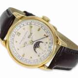 Armbanduhr: Rarität, große astronomische Armbanduhr "Triple Date" und Mondphase, Vacheron & Constantin Ref. 4560 von 1950 mit Stammbuchauszug - фото 1