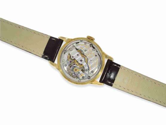 Armbanduhr: Rarität, große astronomische Armbanduhr "Triple Date" und Mondphase, Vacheron & Constantin Ref. 4560 von 1950 mit Stammbuchauszug - photo 2